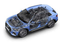 Audi Q3 quattro Sline 2018 cutaway A4 Photo Print