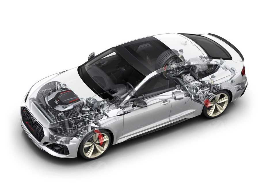 Audi Rs5 Sportback 2019 cutaway A4 Photo Print