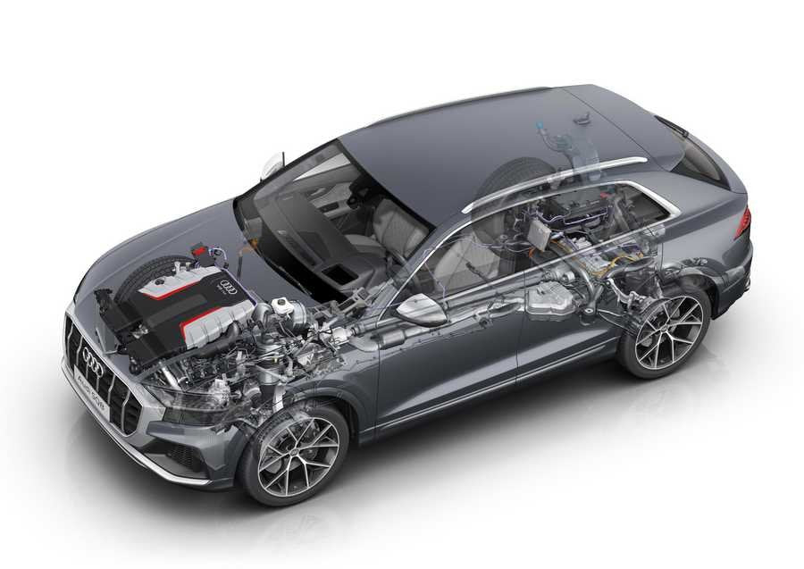 Audi SQ8 TDI 2019 cutaway A4 Photo Print