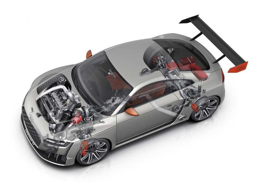 Audi TT concept 2015 2048x1448 cutaway A4 Photo Print