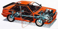 Audi quattro cutaway A4 Photo Print