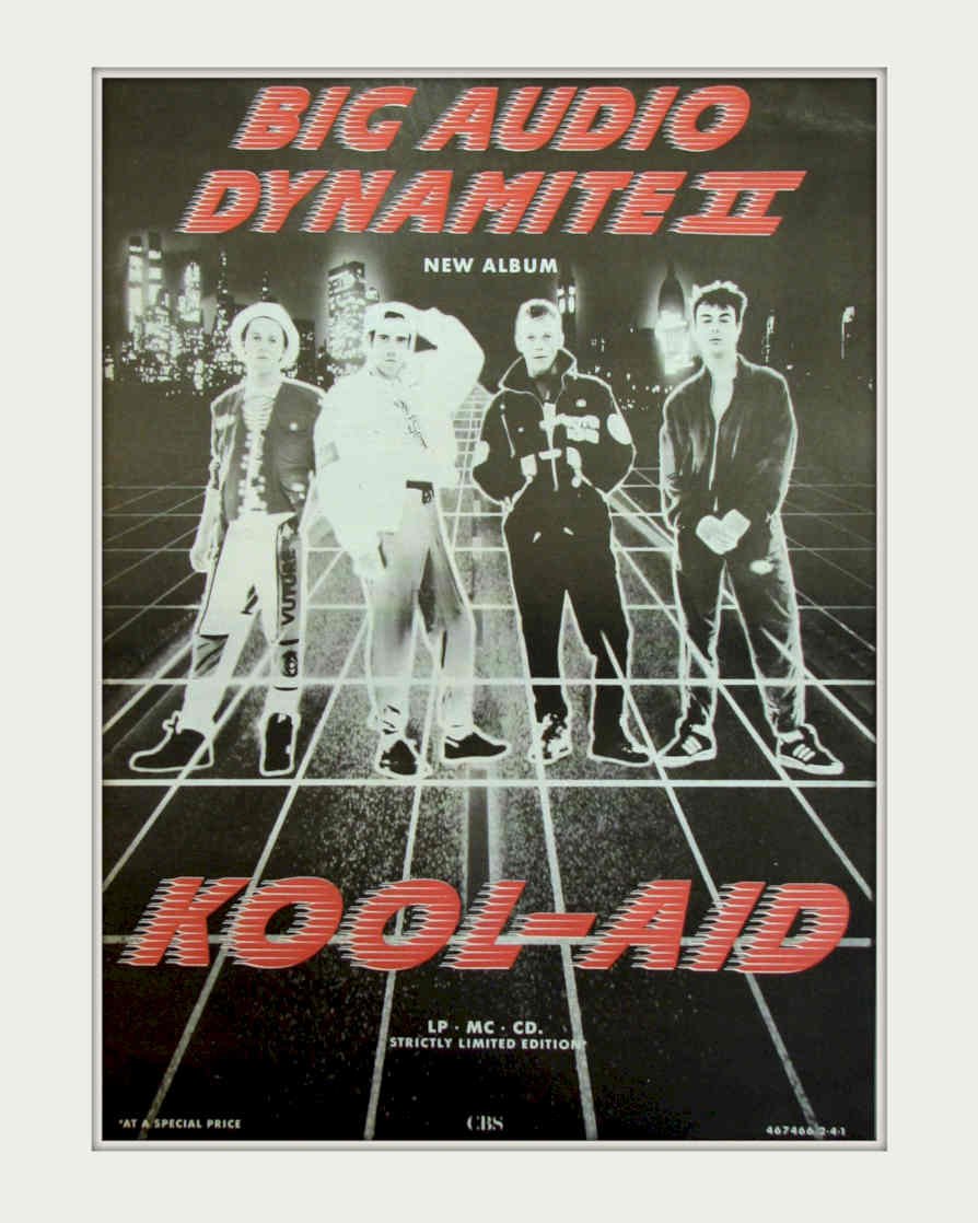 Audio Dynamite Koolaid Vintage Retro Advert Poster A4 Photo Print