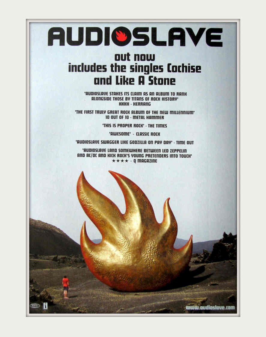 Audioslave Phoenix Cover Vintage Retro Advert Poster A4 Photo Print