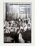 Audioweb Bankrobber 1990 Vintage Retro Advert Poster A4 Photo Print