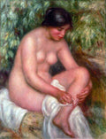 August Renoir Bathing  A4 Photo Print