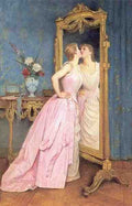 Auguste Toulmouche A Vanity A4 Photo Print