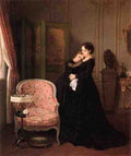 Auguste Toulmouche Consolation A4 Photo Print