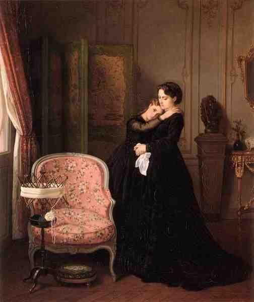 Auguste Toulmouche Consolation A4 Photo Print