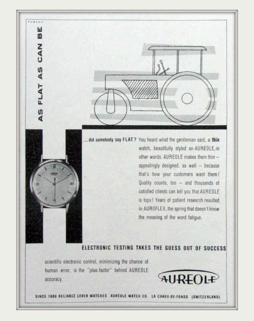Aureole Watch Testing Vintage Retro Advert Poster A4 Photo Print
