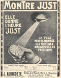 Auricoste Watch Just 2 Vintage Retro Advert Ads A4 Photo Print