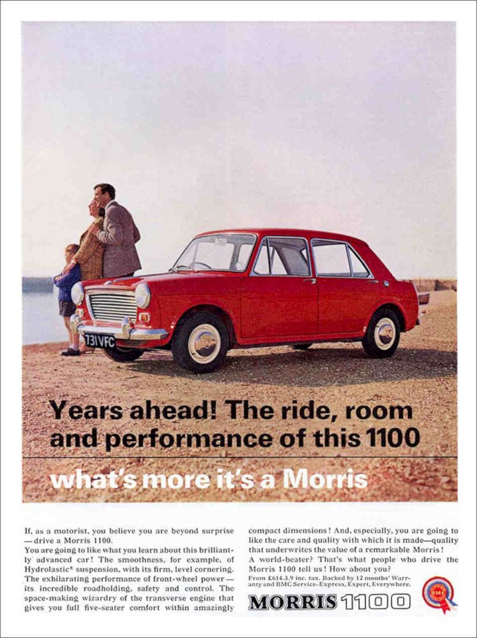 Austin 1100 1960s Vintage Retro Advert Poster A4 Photo Print