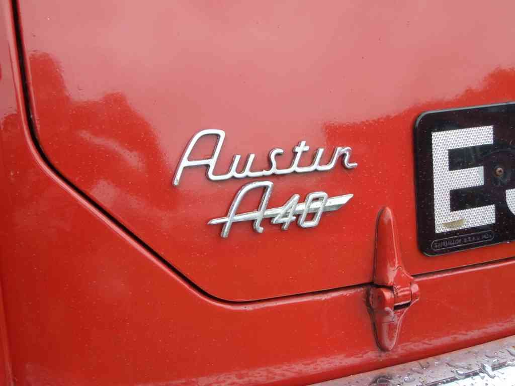 Austin A40 Boot Bonnet 2508 A4 Photo Print
