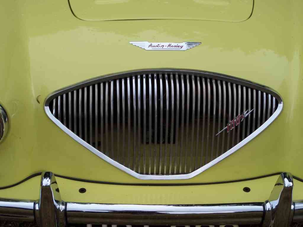 Austin Healey 100 Boot Bonnet 2588 A4 Photo Print