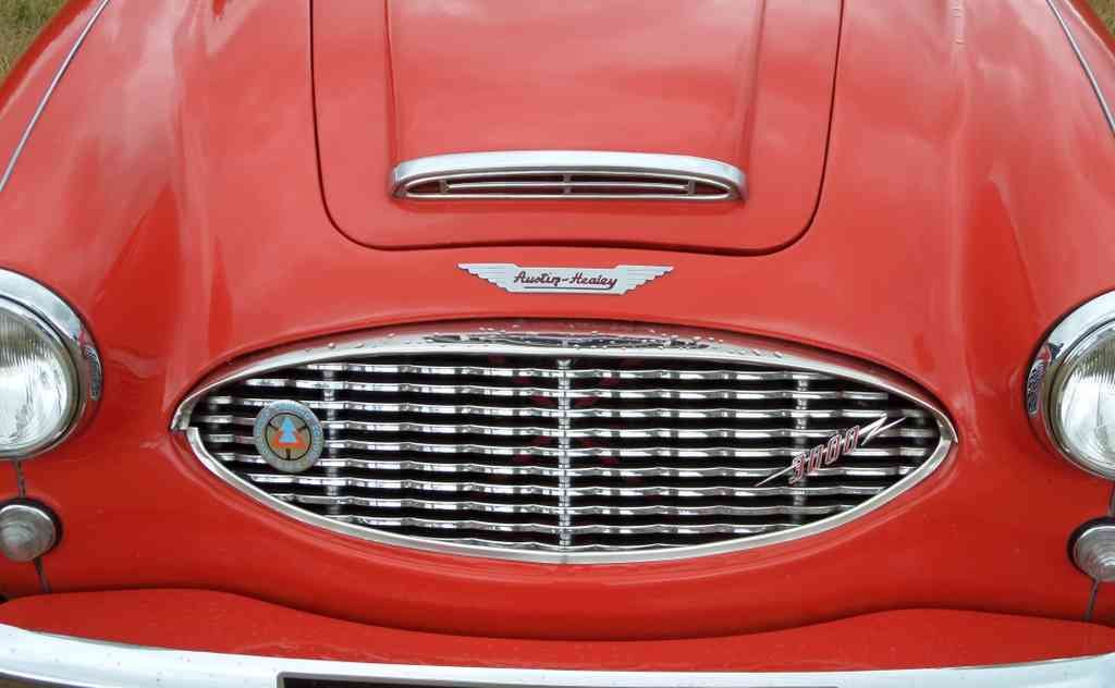 Austin Healey 3000 Boot Bonnet 2668 A4 Photo Print