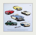 Austin Healey Roadsters Vintage Retro Advert Poster A4 Photo Print
