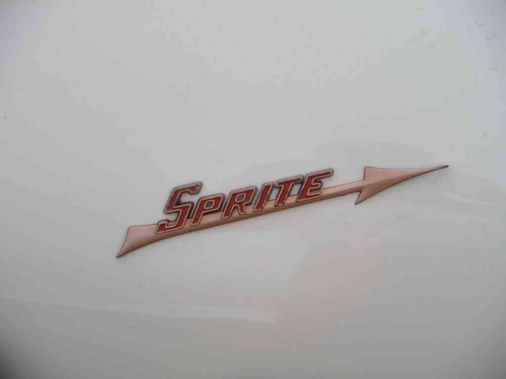 Austin Healey Sprite Boot Bonnet 2664 A4 Photo Print