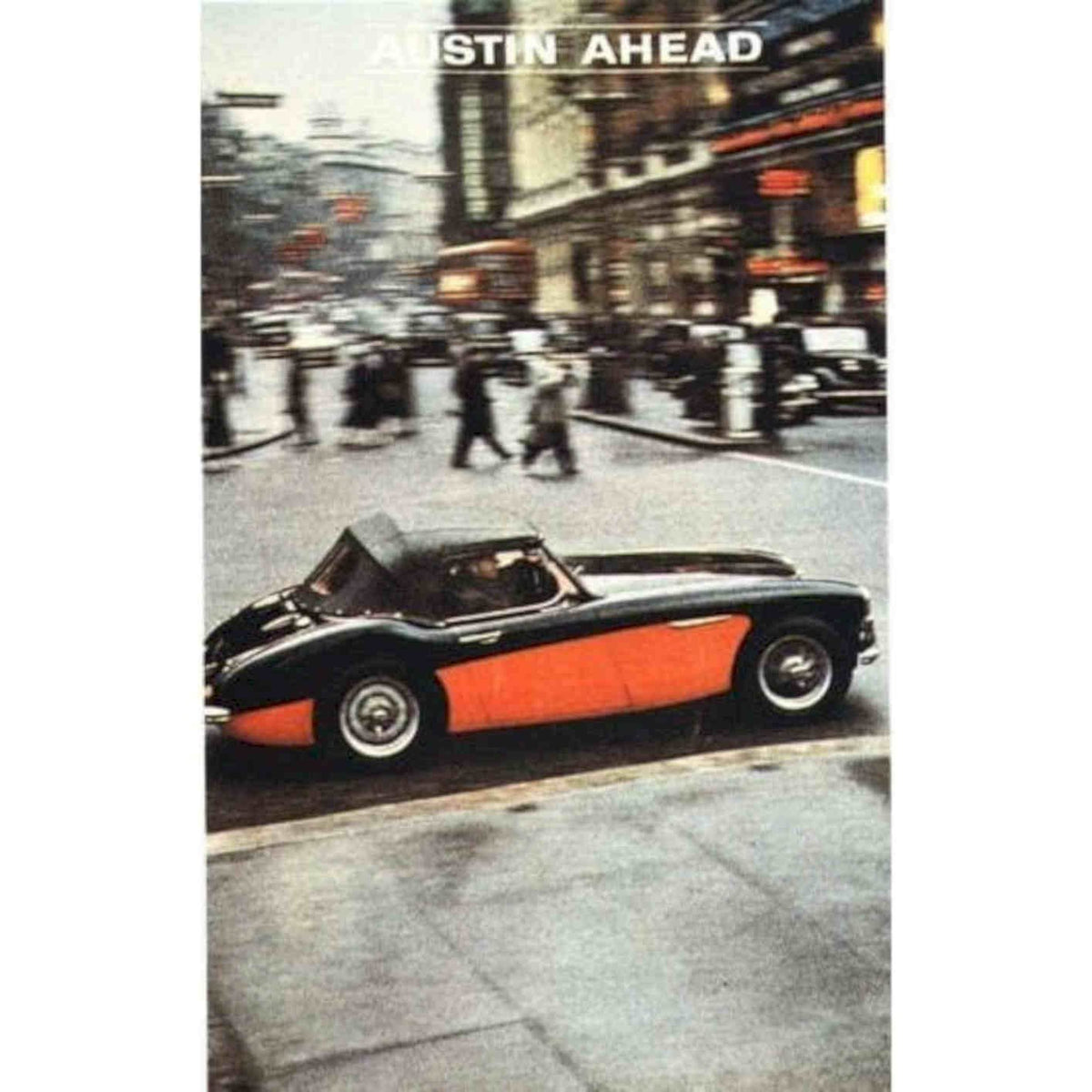 Austin Healy Advertisement Vintage Retro Advert Poster A4 Photo Print