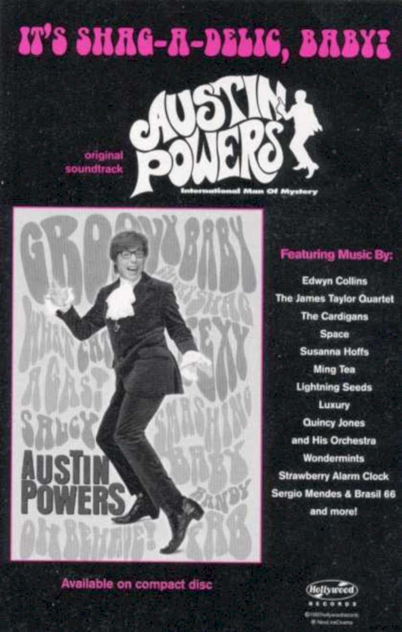 Austin Powers Groovy Vintage Retro Advert Ads A4 Photo Print
