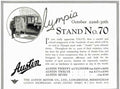 Austin Twenty 1936 Vintage Retro Advert Poster A4 Photo Print