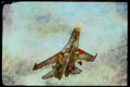Austria 034000 Sukhoi SU 27 Flanker _ Soviet Airforce A4 Limited Edition Watercolour Print