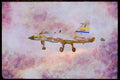 Austria 034004 JAS 39 Gripen _ Swedish Air Force A4 Limited Edition Watercolour Print