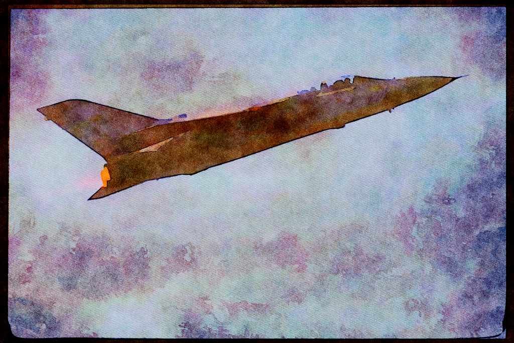 Austria 034010 Panavia Tornado F.Mk 3 _ Royal Air Force A4 Limited Edition Watercolour Print