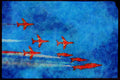 Austria 034082 BAe Hawk T.Mk 1A _ The Red Arrows, Royal Air Force A4 Limited Edition Watercolour Print