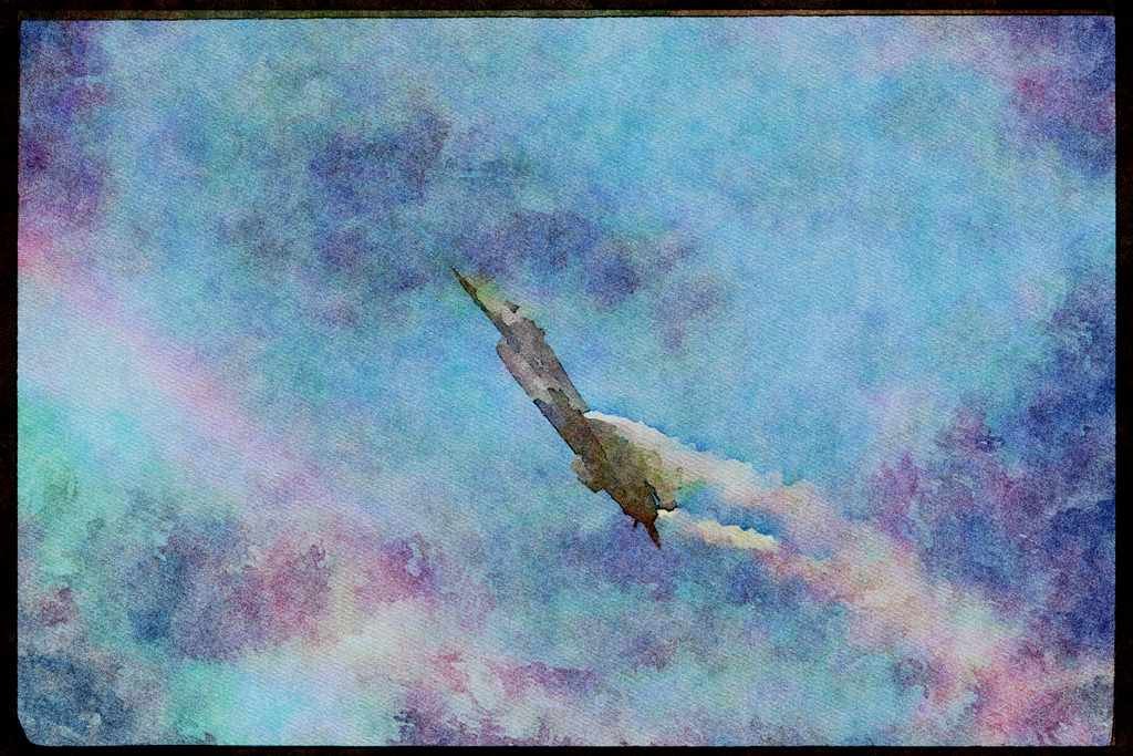 Austria 034089 General Dynamics F 16C Fighting Falcon _ Turkish Air Force A4 Limited Edition Watercolour Print
