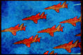 Austria 034096 BAe Hawk T.Mk 1A _ The Red Arrows, Royal Air Force A4 Limited Edition Watercolour Print
