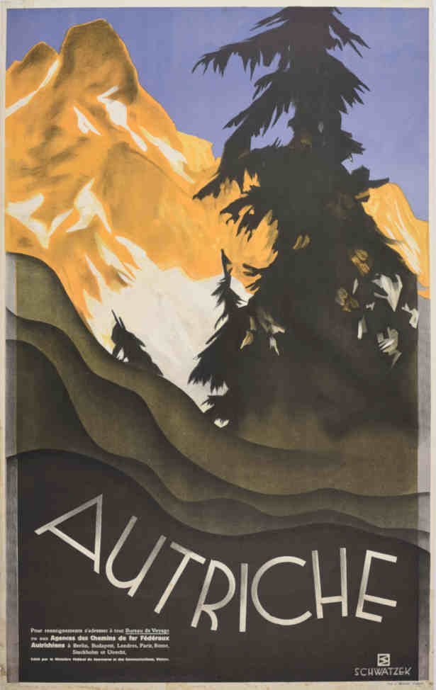 Austria Ski Mountains 2 Vintage Retro Advert Poster A4 Photo Print
