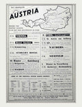 Austria Winter Guide Vintage Retro Advert Poster A4 Photo Print