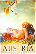 AustriaBaby Vintage Advert A4 Photo Print