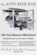 Auto Beer Bar Vintage Retro Advert Poster A4 Photo Print