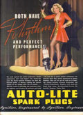 Auto Lite Spark Vintage Retro Advert Ads A4 Photo Print