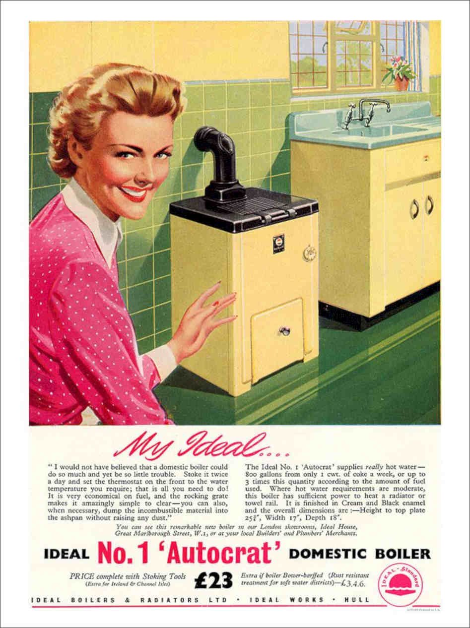 Autocrat Boiler Vintage Retro Advert Poster A4 Photo Print