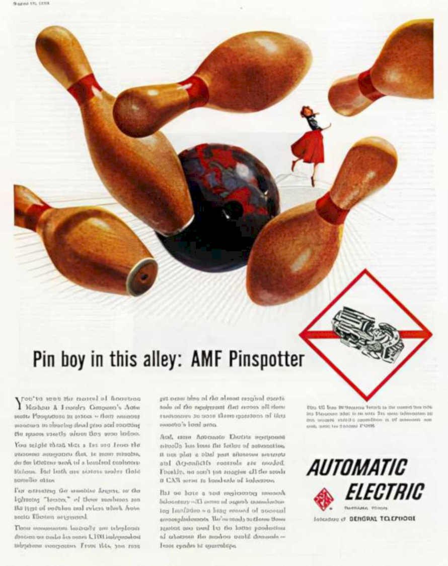 Automatic Electric Pinboy Vintage Retro Advert Ads A4 Photo Print