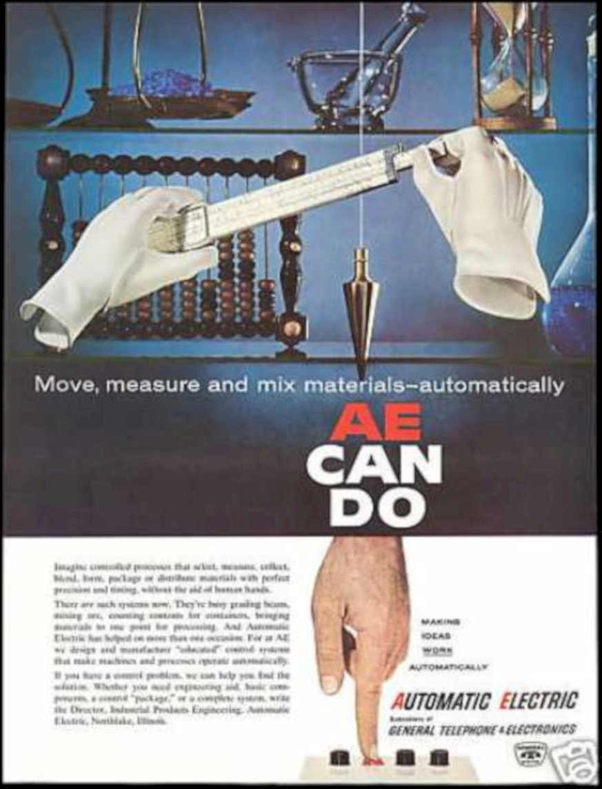 Automatic Electric Process Vintage Retro Advert Ads A4 Photo Print