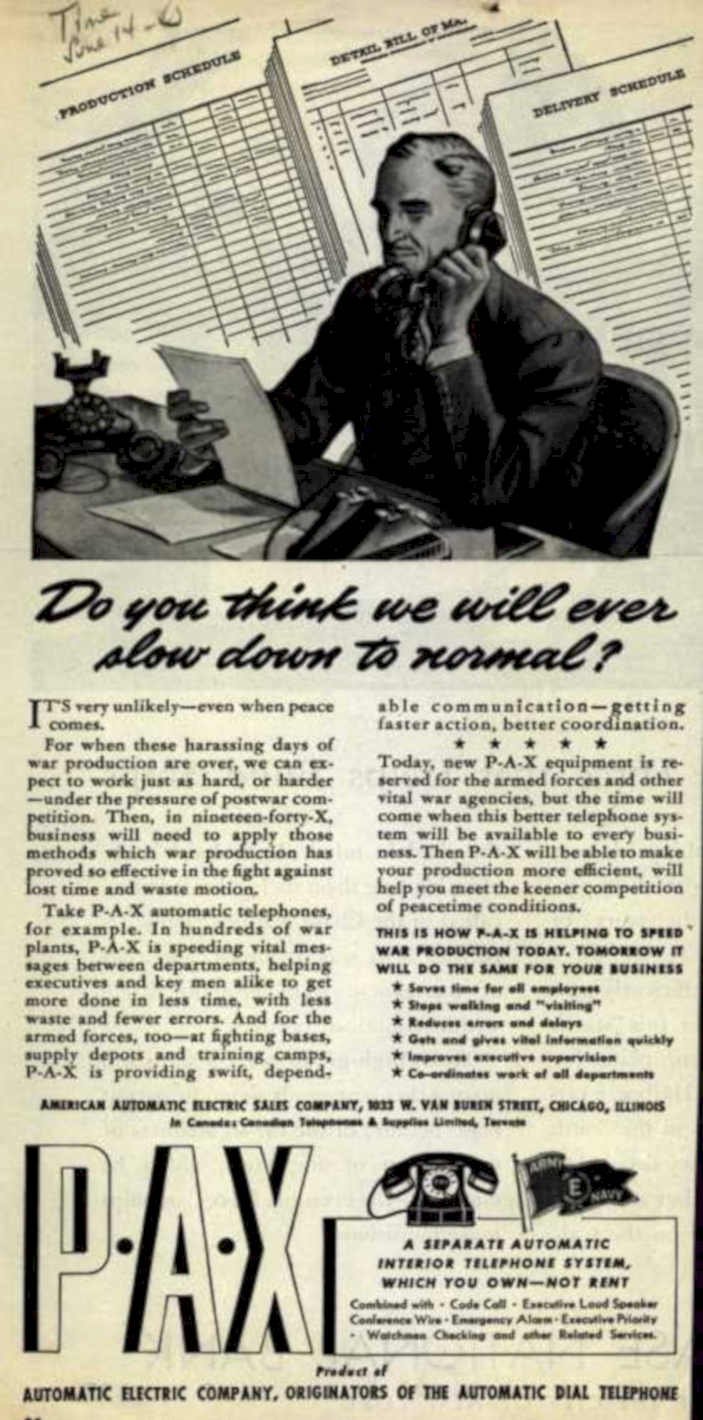 Automatic Telephone System Vintage Retro Advert Ads A4 Photo Print