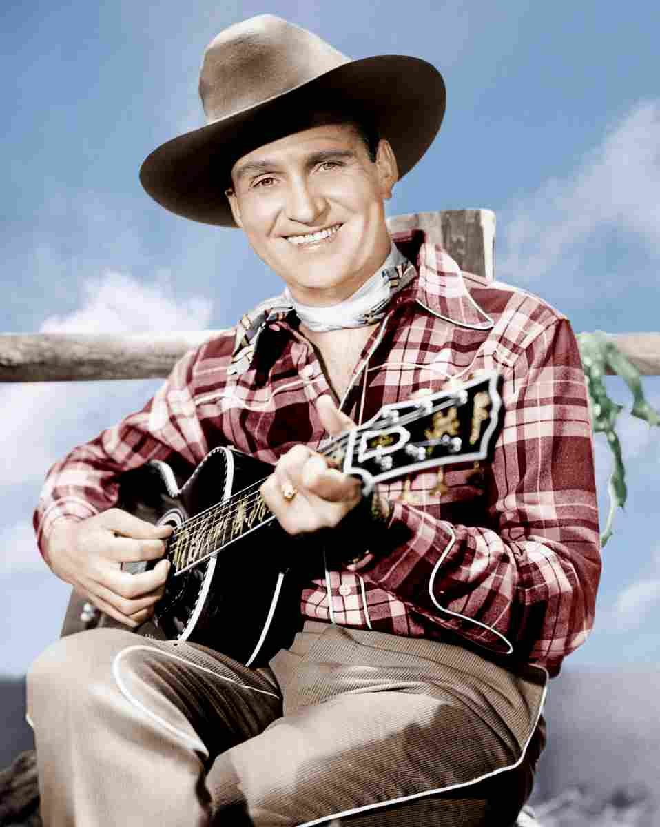 Autry Gene 1C film star poster A4 Photo Print