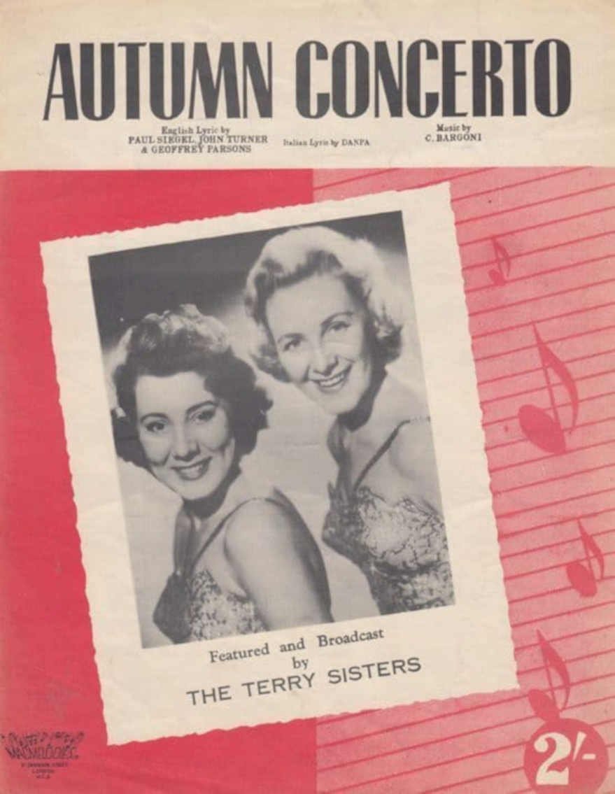 Autumn Concerto Terry Vintage Retro Advert Ads A4 Photo Print