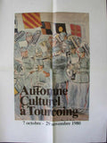 Autumn Culture Tourcoing Vintage Retro Advert Ads A4 Photo Print