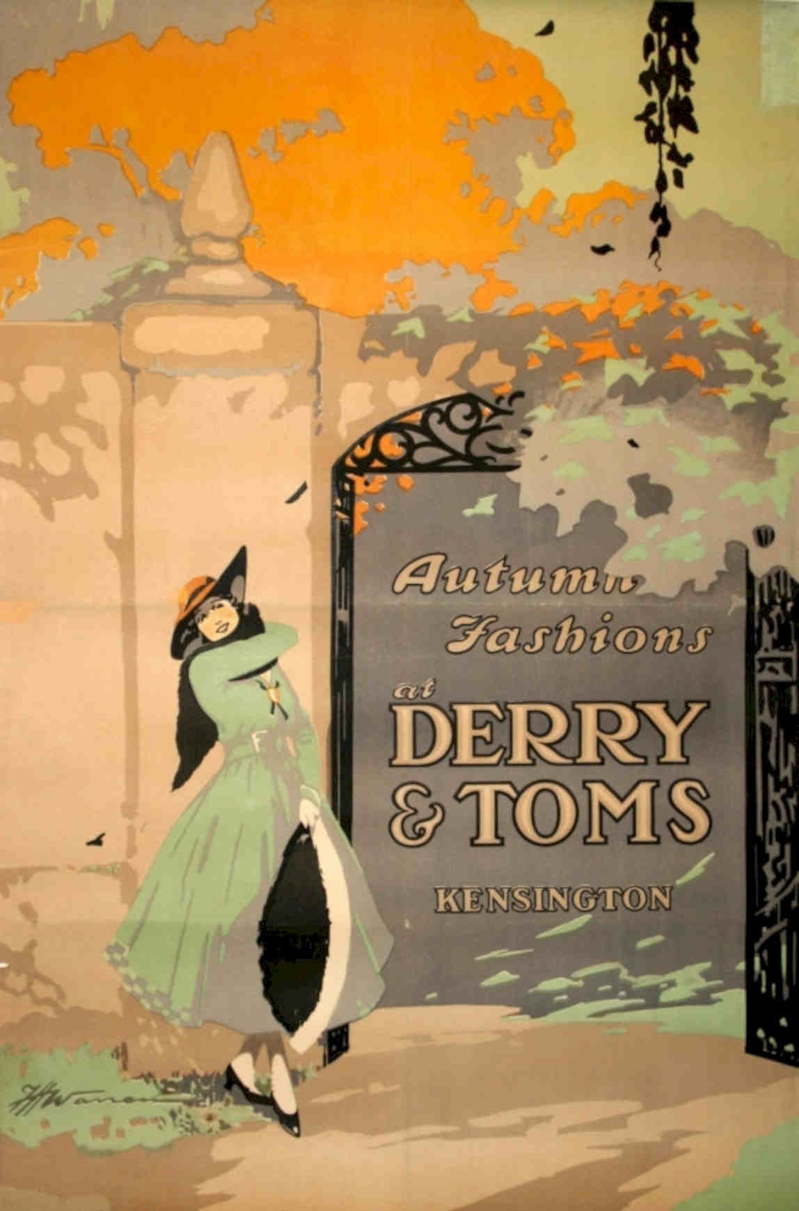 Autumn Fashions Danny Vintage Retro Advert Poster A4 Photo Print