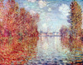 Autumn In Argenteuil Monet A4 Photo Print