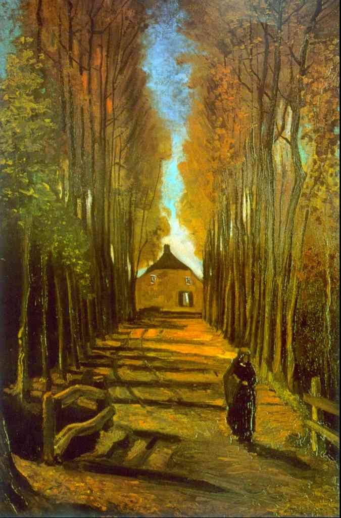Autumn Van Gogh A4 Photo Print