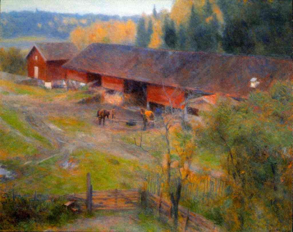Autumn Werenskjold Impressionism A4 Photo Print