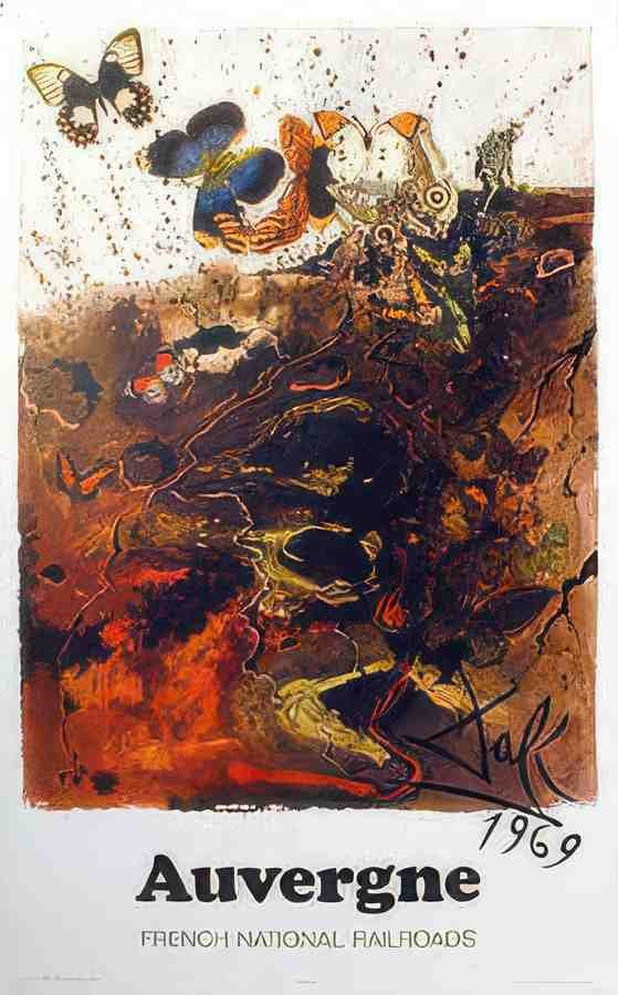 Auvergne1969 Vintage Advert A4 Photo Print