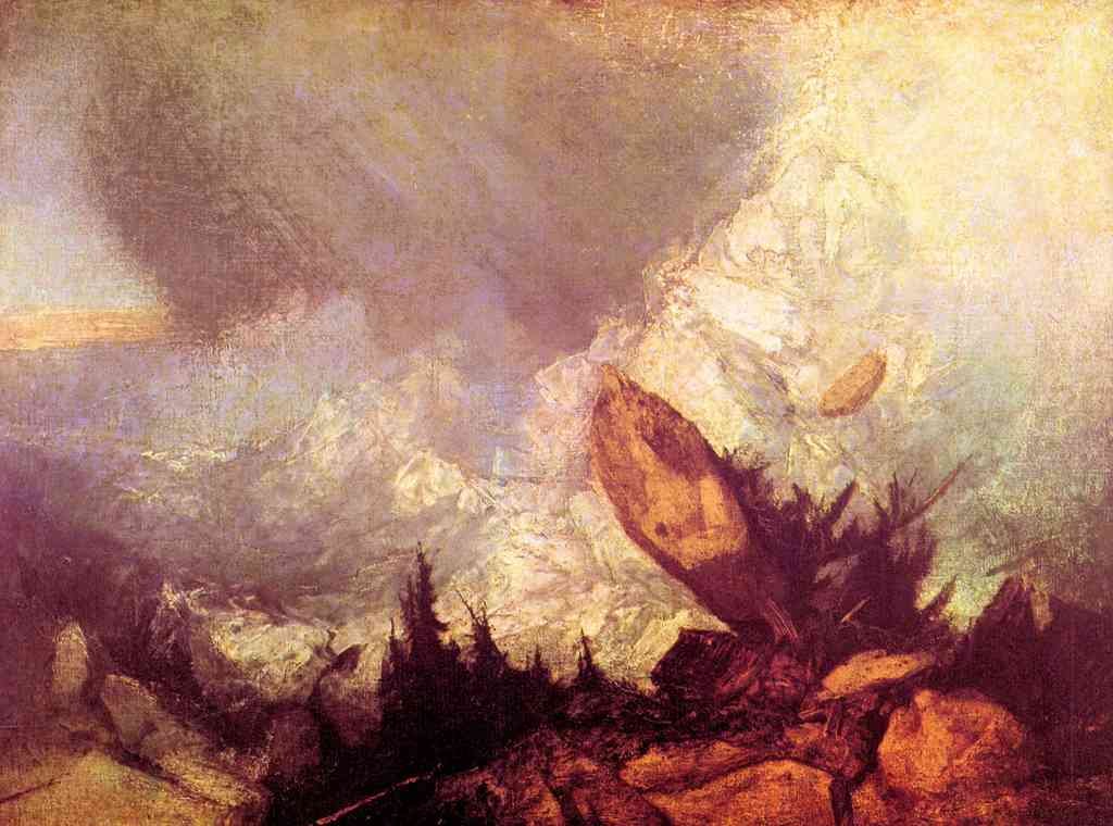 Avalanche Joseph Mallord Turner A4 Photo Print