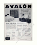 Avalon Furniture 1963 Vintage Retro Advert Poster A4 Photo Print