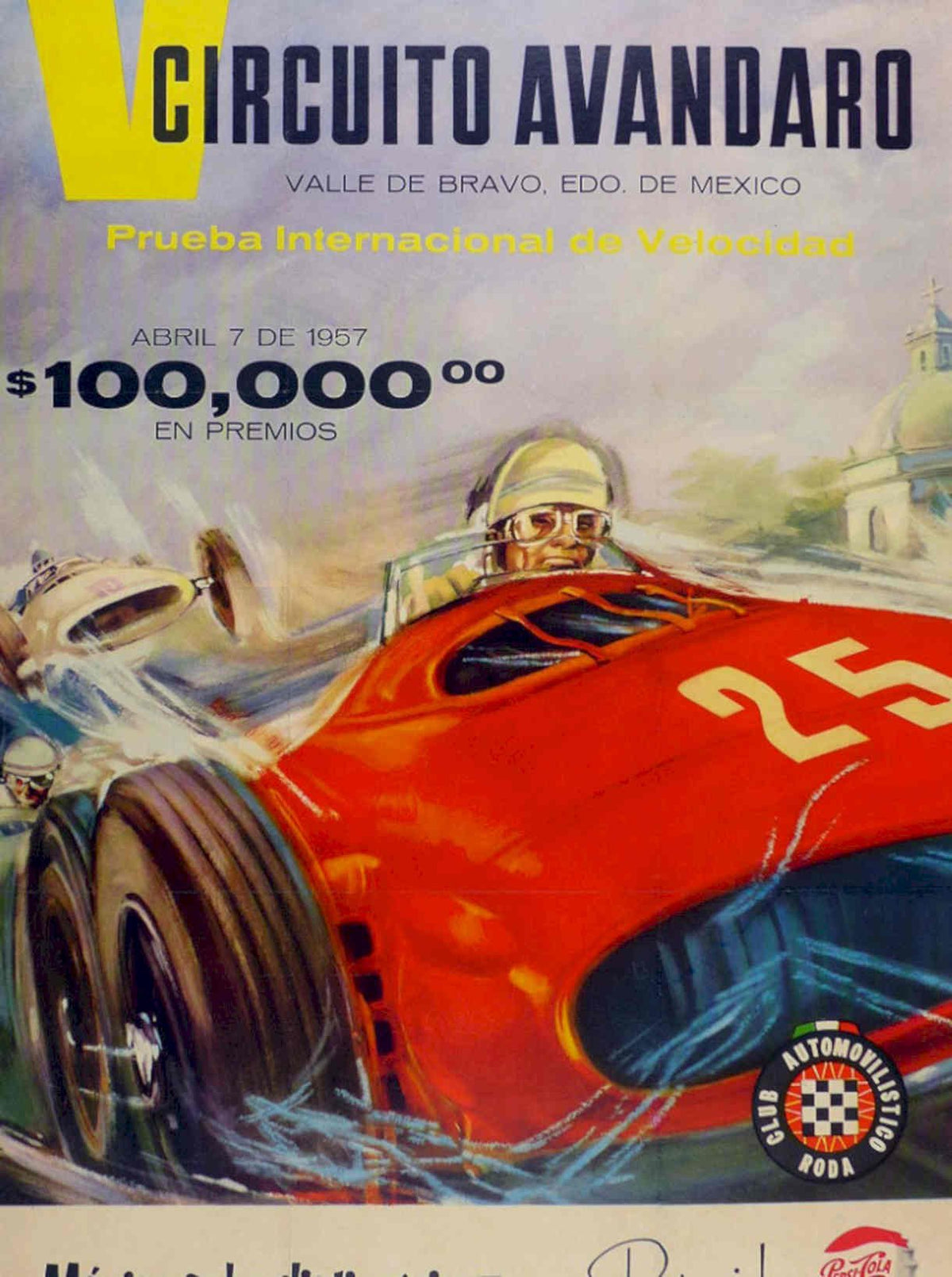 Avandaro Speed Test Vintage Retro Advert Poster A4 Photo Print