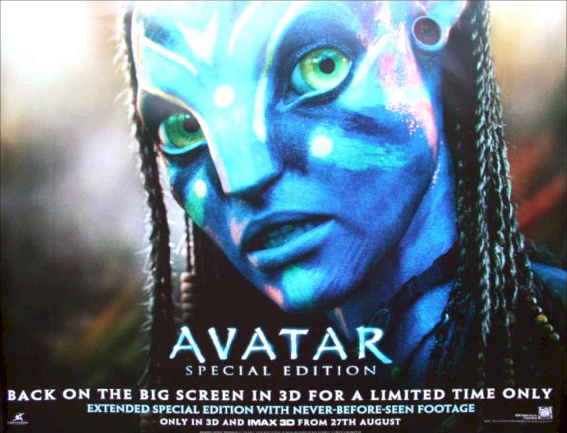 Avatar Sully Na Vintage Retro Advert Poster A4 Photo Print